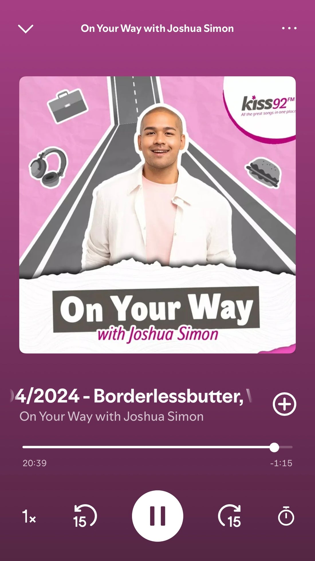 Borderlessbutter On Air | Kiss92FM