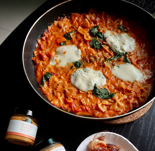 one pot creamy tomato pasta borderlessbutter, easy pasta recipe