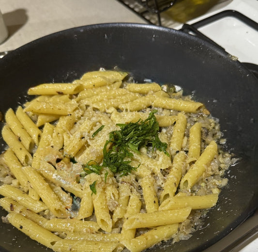 jalapeno olive pasta by Borderlessbutter recipe